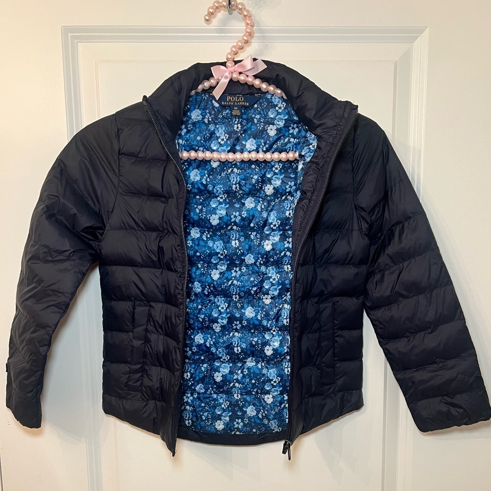 Polo by Ralph Lauren Kids Dark Blue Puffer Jacket - Picture 3 of 5